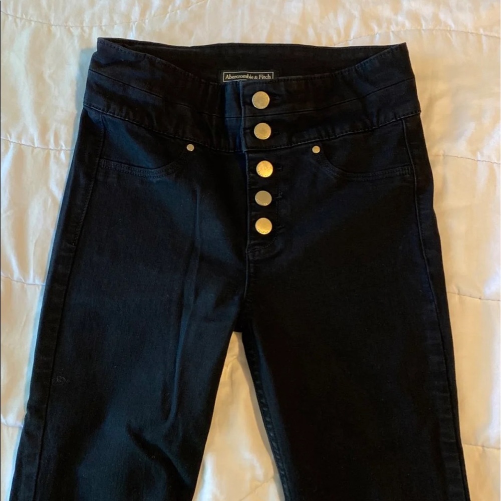 Abercrombie and Fitch High Rise Super Skinny Jeans